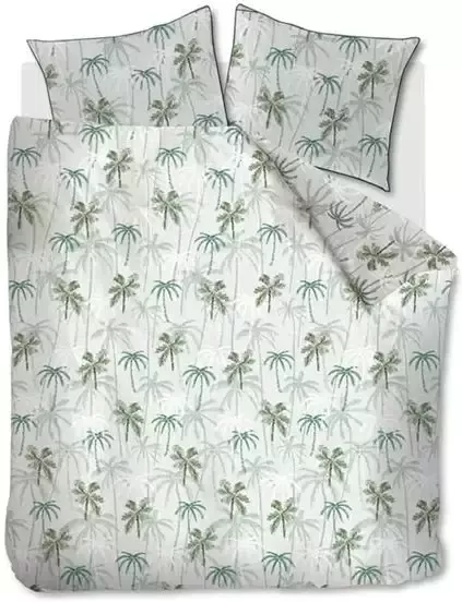 Rivièra Maison dekbedovertrek Palm Parade groen lits jumeaux