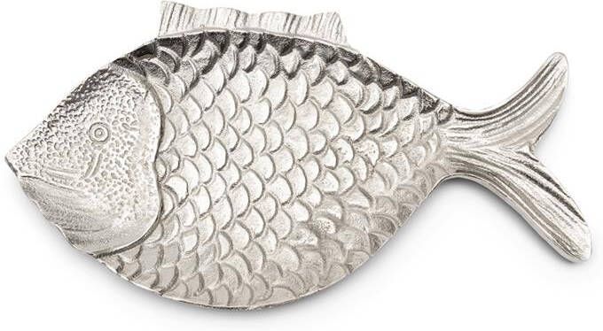 Rivièra Maison Riviera Maison Decoratieschaal Zilver Allassio Fish Aluminium