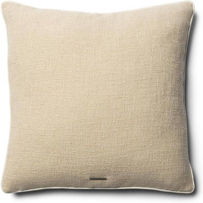 Rivièra Maison Riviera Maison Kussenhoes beige met structuur 60x60 Théo sierkussen