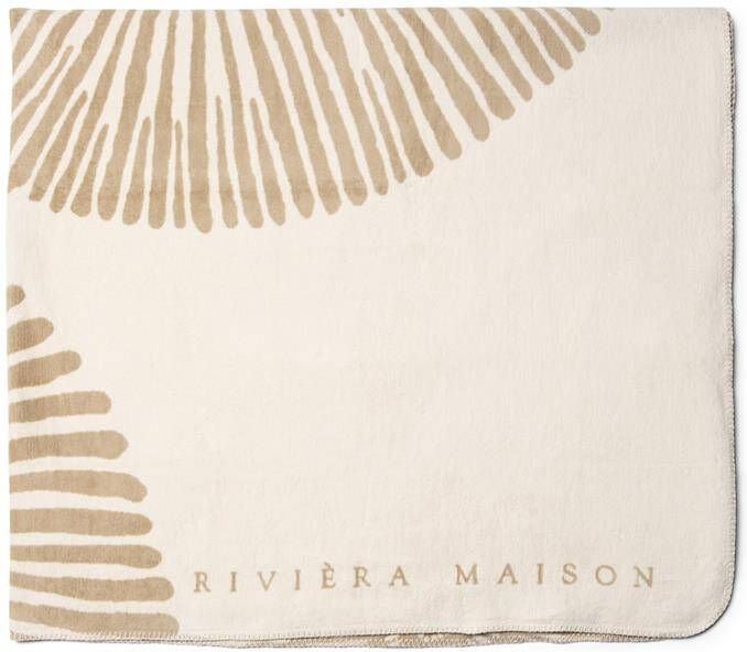 Rivièra Maison Riviera Maison Plaid Beige Guscio Katoen (LxB) 180x150