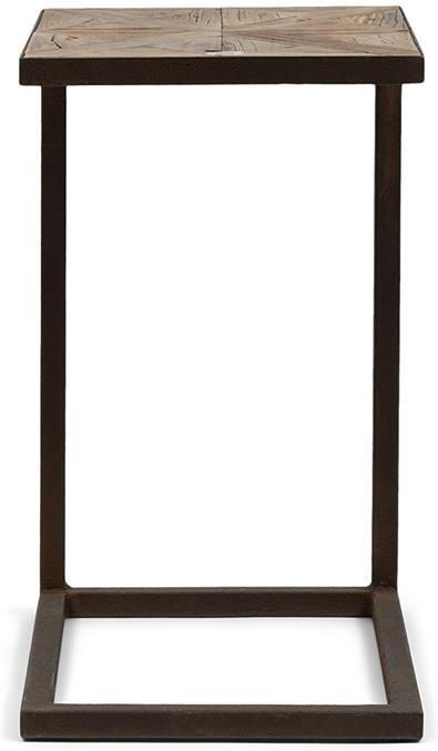 Riviera Maison Chateau Chassigny Sofa Table Bijzettafel 45 x 35 cm Staal Hout - Foto 5