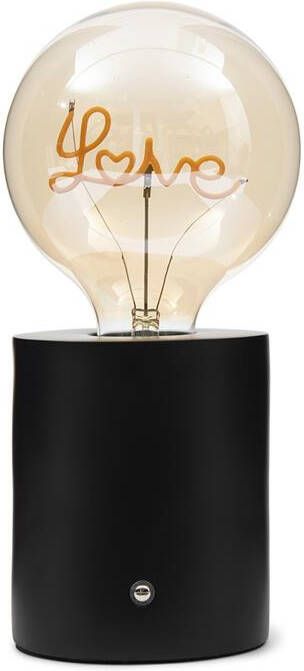 Rivièra Maison Riviera Maison Tafellamp zwart Lampenvoet LED RM Léa Love Bulb - Foto 1