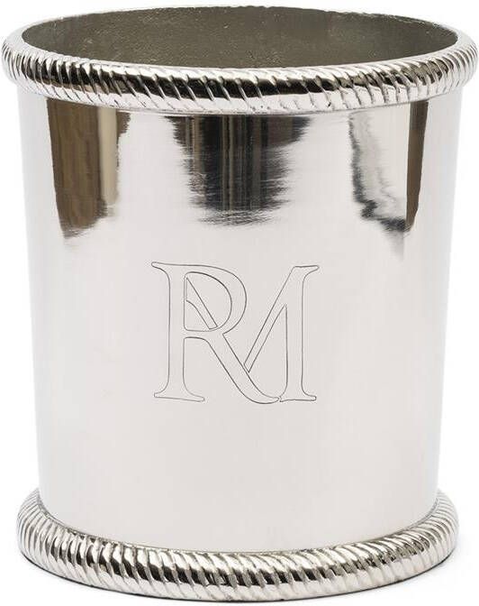 Rivièra Maison Riviera Maison wijnkoeler zilver Rond RM Monogram 4 Liter - Foto 2