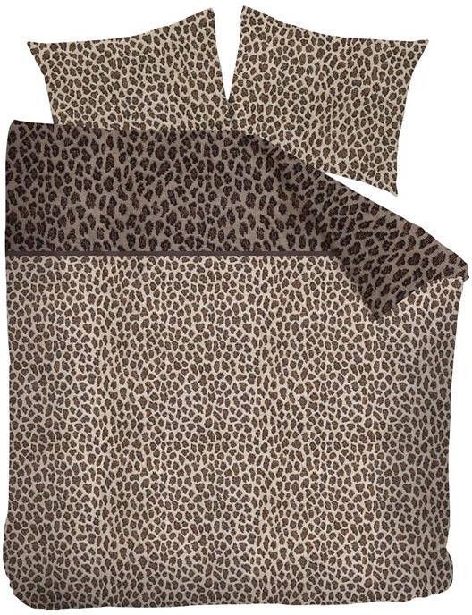 RIVIERA Rivièra Maison Cheetah Dekbedovertrek 200 x 200 220 cm Bruin - Foto 1