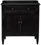 Rootsmann Houten Dressoir Medium Zwart Commode & Opbergkast Hout - Thumbnail 2