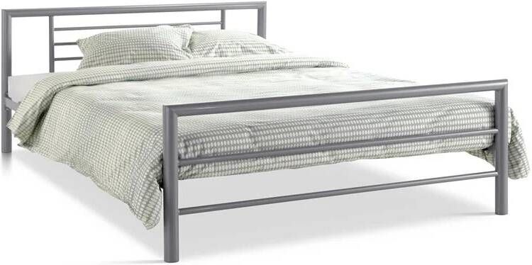 Rousseau Bed 'Sandro' Grijs 160x200 met lattenbodem (2c)