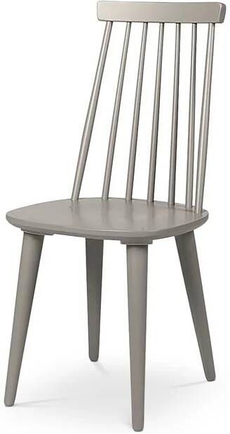 Nordiq Rowico Home Lotta Houten Spijlenstoel Lichtgrijs Eetkamerstoel Hout Modern Scandinavisch - Foto 2