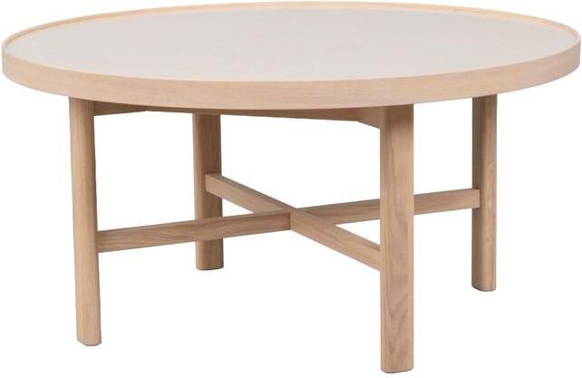Rowico Home Marsden Ronde Houten Salontafel Ø 90 cm Beige