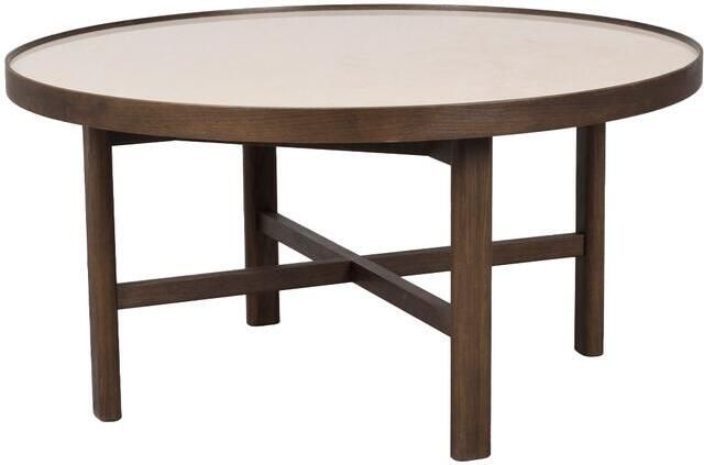 Rowico Home Marsden Ronde Houten Salontafel Ø 90 cm Bruin