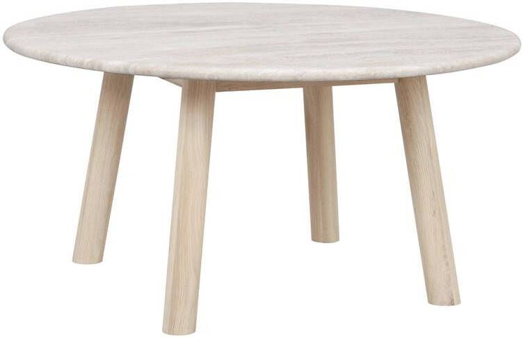 Rowico Home Taransay houten salontafel whitewash Ø90 cm