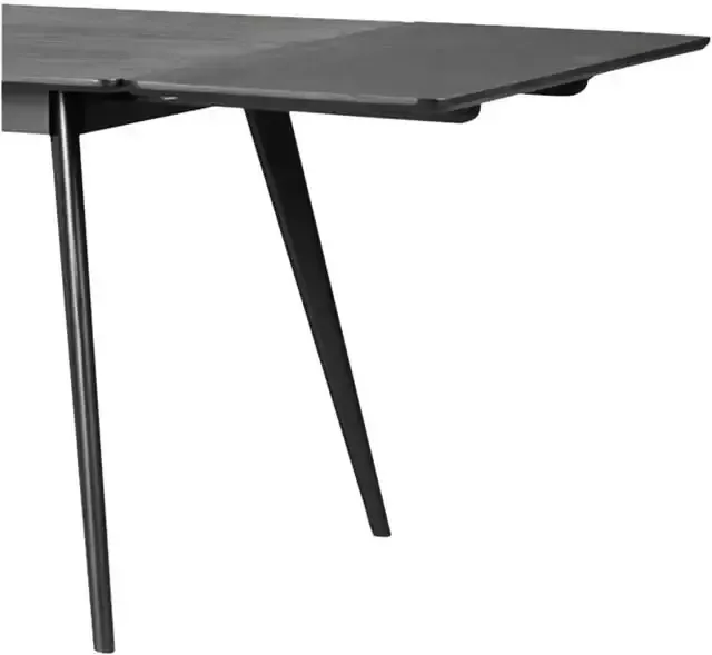 Rowico Home Yumi Verlengstuk voor Houten Eettafel Verlengbare Eettafel Scandinavisch Zwart 45 x 90 cm - Foto 2