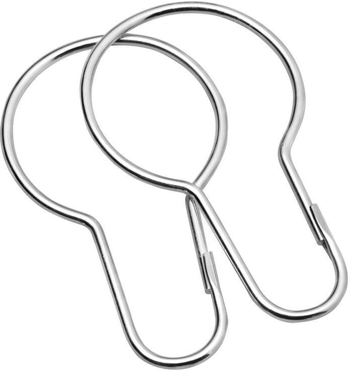 Sealskin Hooks Douchegordijnringen (12 stuks) Aluminium