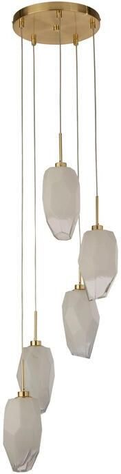 Searchlight Rocky Hanglamp Ø 32 cm Messing