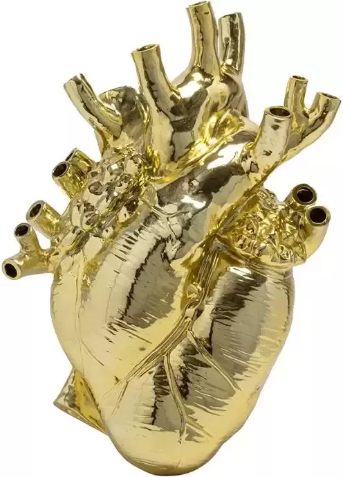 Seletti Love In Bloom Vaas Goud