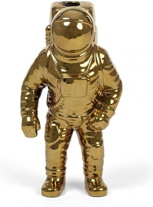 Seletti Cosmic Diner Starman vaas goud