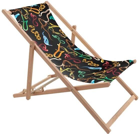 Seletti Deck Chair ligstoel Snakes