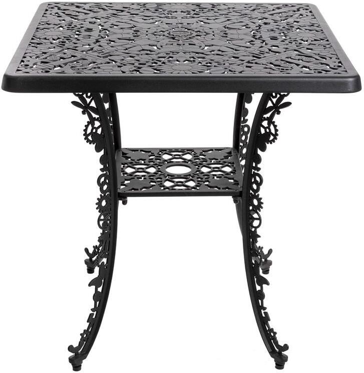 Seletti Industry Garden tuintafel vierkant 70x70 zwart