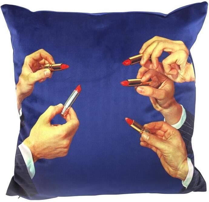 Seletti Lipsticks Sierkussen Blauw