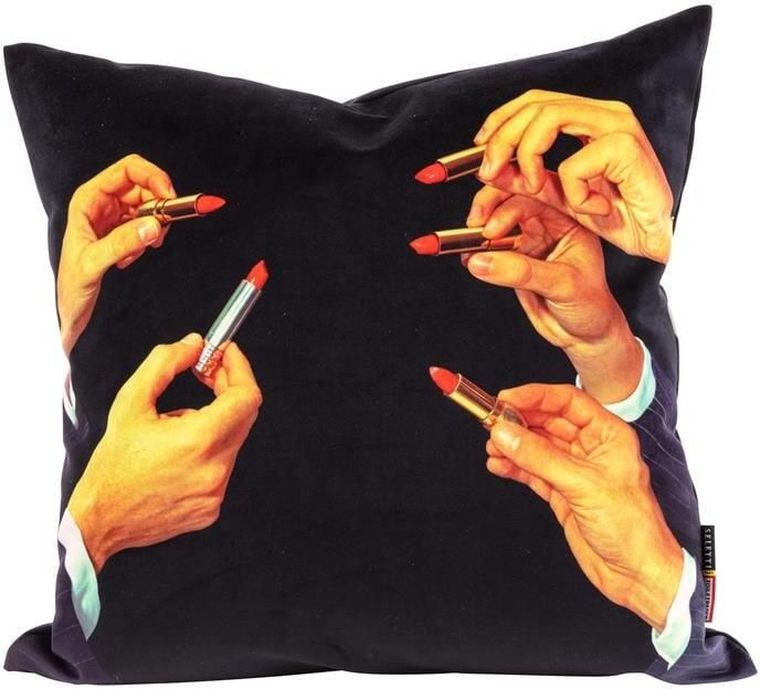 Seletti Lipsticks Sierkussen Zwart