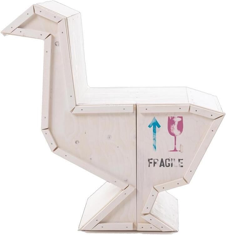 Seletti Sending Goose opbergkast wit