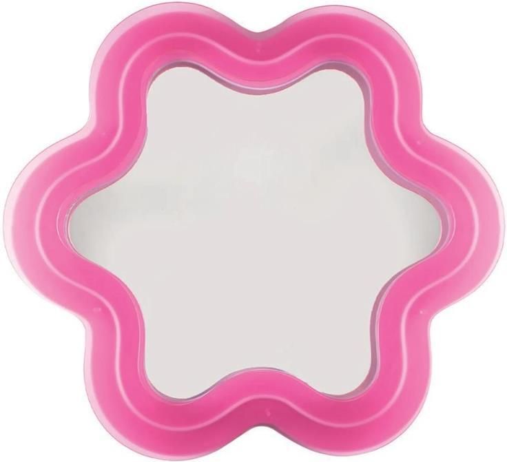 Seletti Supercurve Flower spiegel met verlichting 119x108 roze