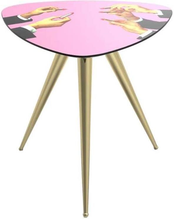 Seletti Toiletpaper bijzettafel pink lipsticks