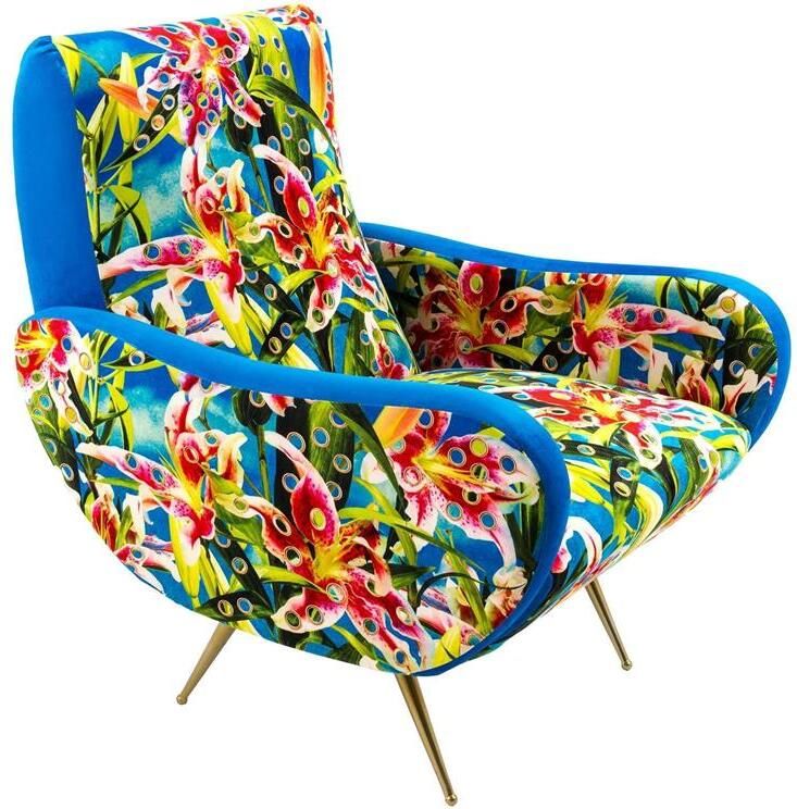 Seletti Toiletpaper Lounge fauteuil Flowers