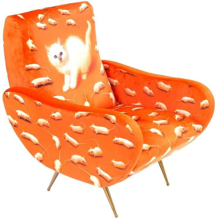 Seletti Toiletpaper Lounge fauteuil Kitten