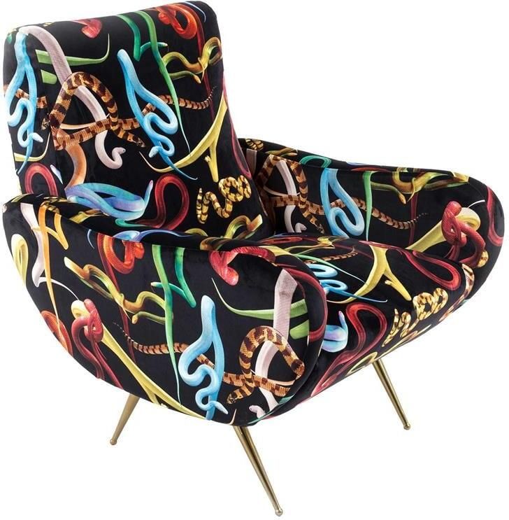 Seletti Toiletpaper Lounge fauteuil Snakes