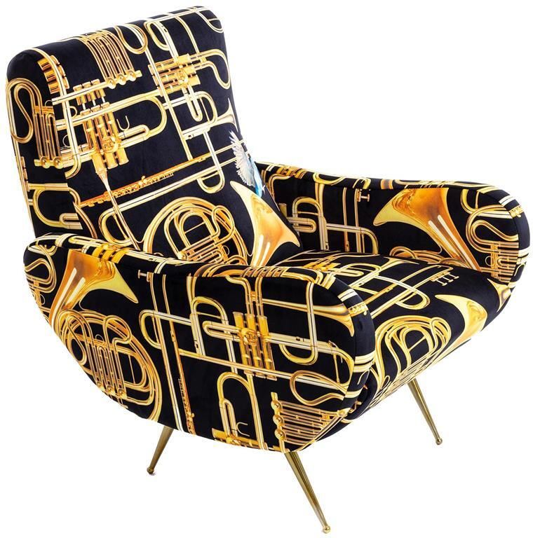 Seletti Toiletpaper Lounge fauteuil trumpets