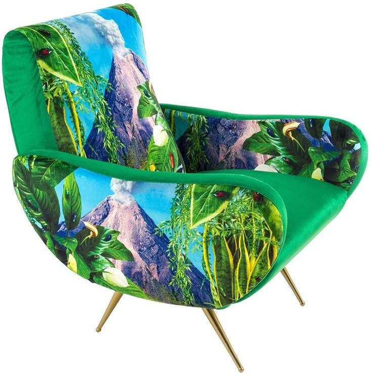 Seletti Toiletpaper Lounge fauteuil Vulcano