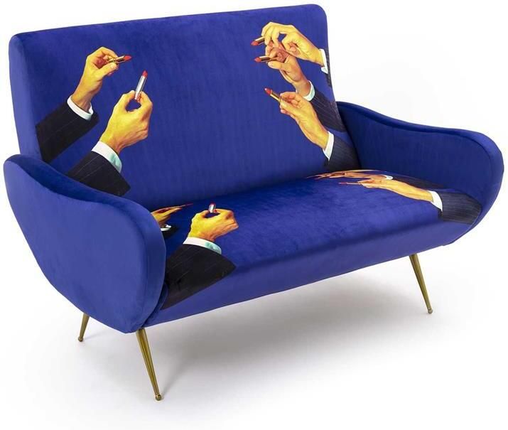 Seletti Toiletpaper Lounge sofa 2-zits Lipsticks