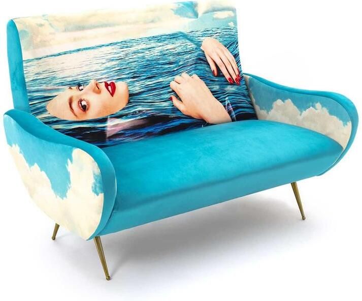 Seletti Toiletpaper Lounge sofa 2-zits Sea girl