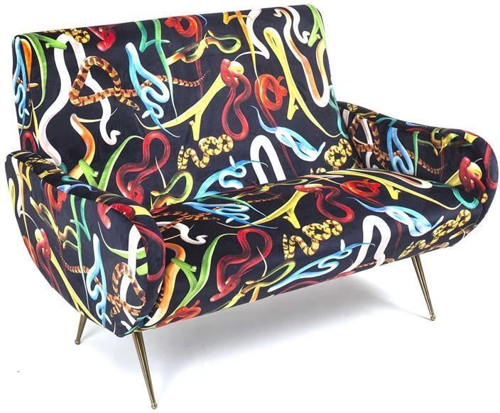 Seletti Toiletpaper Lounge sofa 2-zits Snakes