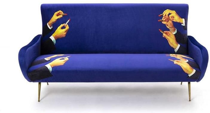 Seletti Toiletpaper Lounge sofa 3-zits Lipsticks