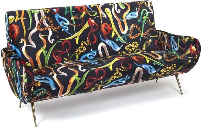 Seletti Toiletpaper Lounge sofa 3-zits Snakes