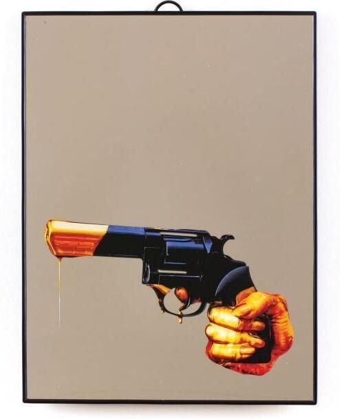 Seletti Toiletpaper spiegel medium Revolver