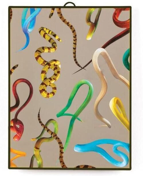 Seletti Toiletpaper spiegel medium Snakes