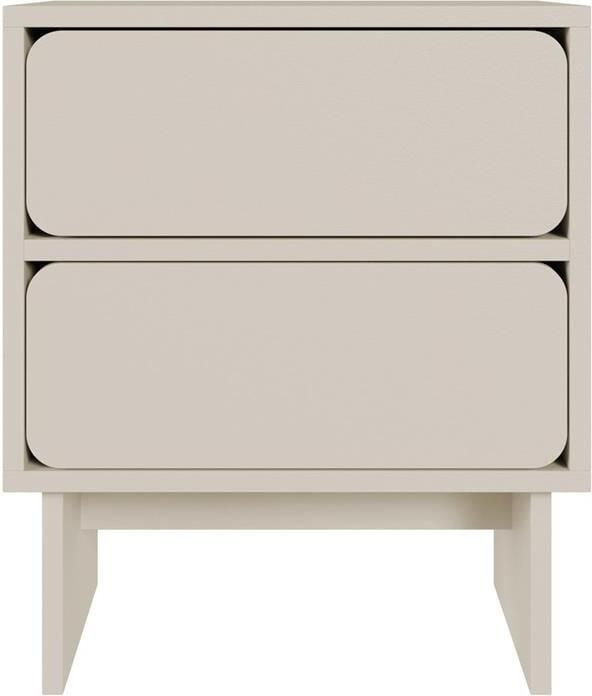 Selsey WUWU Nachtkastje met 2 lades greige 50 cm - Foto 2