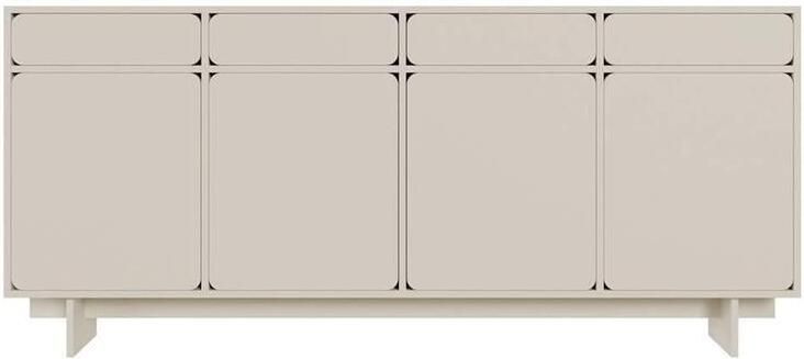 Selsey WUWU Dressoir met 4 deuren greige 200 cm - Foto 2