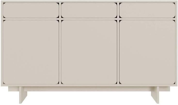 Selsey WUWU Dressoir met 3 deuren en 3 lades greige 150 cm - Foto 2