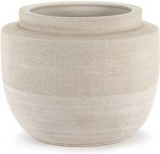 Serax Bloempot Volumes Beige-Wit D 44 cm H 36 cm