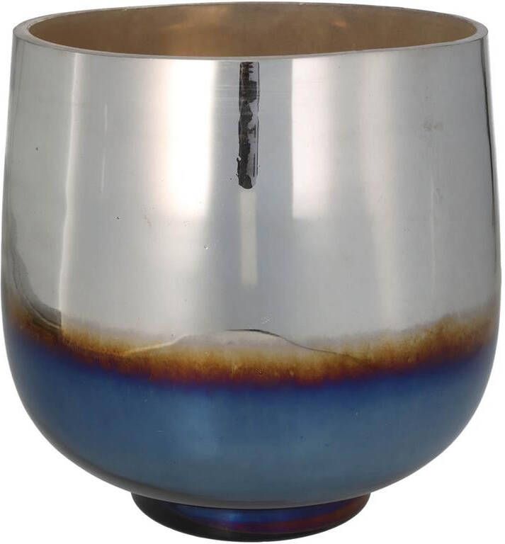 Sfeer voor jou SVJ Home Decorations Fira Bloempot H20 x Ø20 cm Glas Zilver