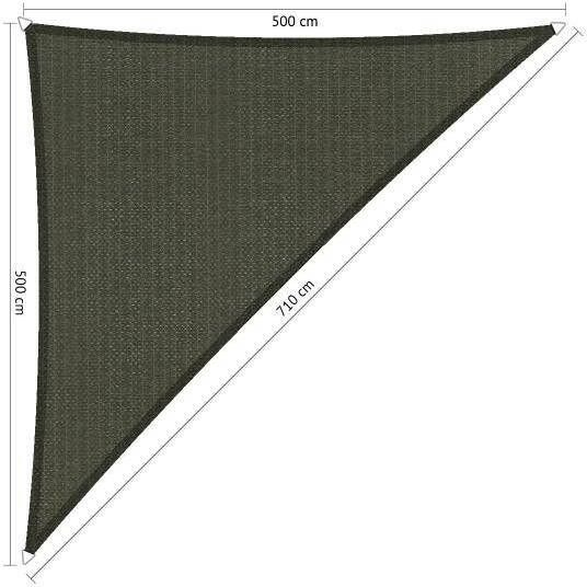 Shadow Comfort 90 graden driehoek 5x5x7 1m Deep Grey