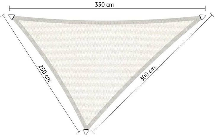 Shadow Comfort driehoek 2 5x3x3 5m Arctic White