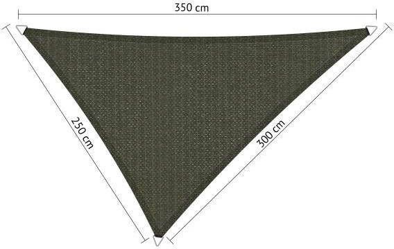 Shadow Comfort driehoek 2 5x3x3 5m Deep Grey