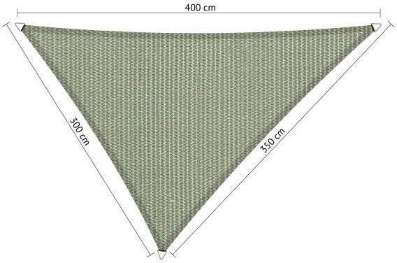 Shadow Comfort driehoek 3x3 5x4m Moonstone Green