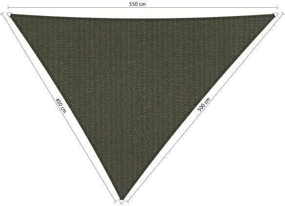Shadow Comfort driehoek 4 5x5x5 5m Deep Grey