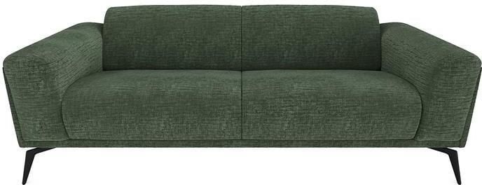 SIA Home 3-zits fluwelen bank met smaragdgroen patroon 220cm