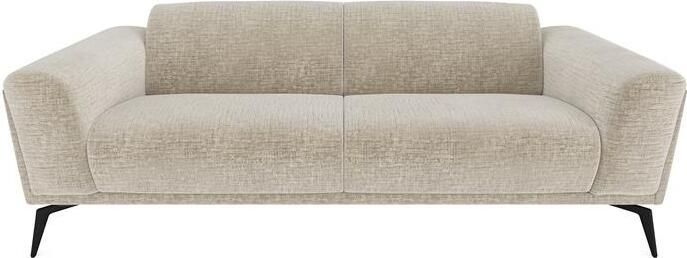 SIA Home 3-zitsbank in beige fluweel 220cm